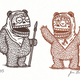Illustration for article titled Scifi and fantasy characters shed their skin for the Day of the Dead